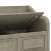 Connaught - Entryway Storage Bench - Distressed Gray - Image 5