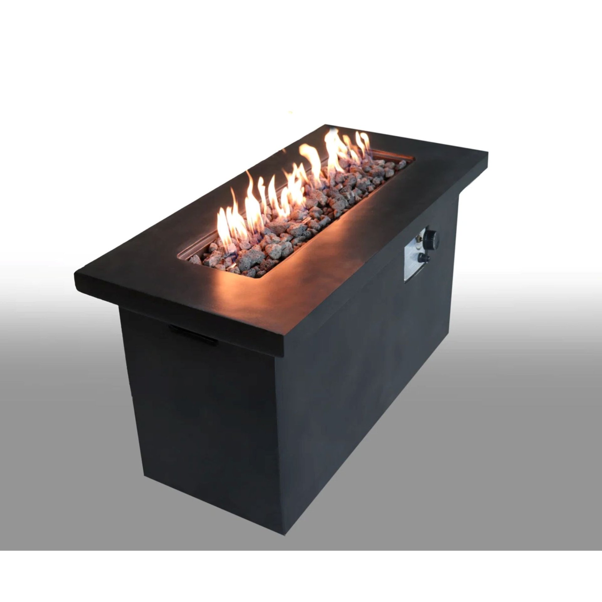 Propane & Gas Outdoor Fire Pit Table - Charcoal - Image 5