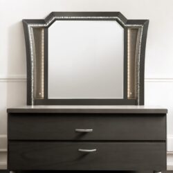 Kaitlyn - Mirror With LED - Silver Gray