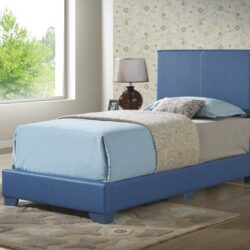 Twin Bed For Elegant Spaces Charming - Blue
