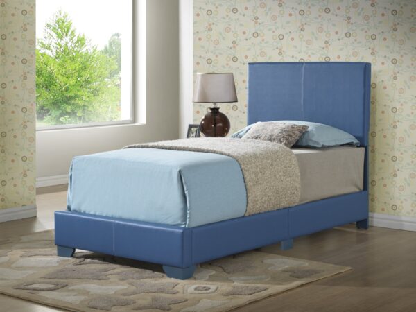 Twin Bed For Elegant Spaces Charming - Blue