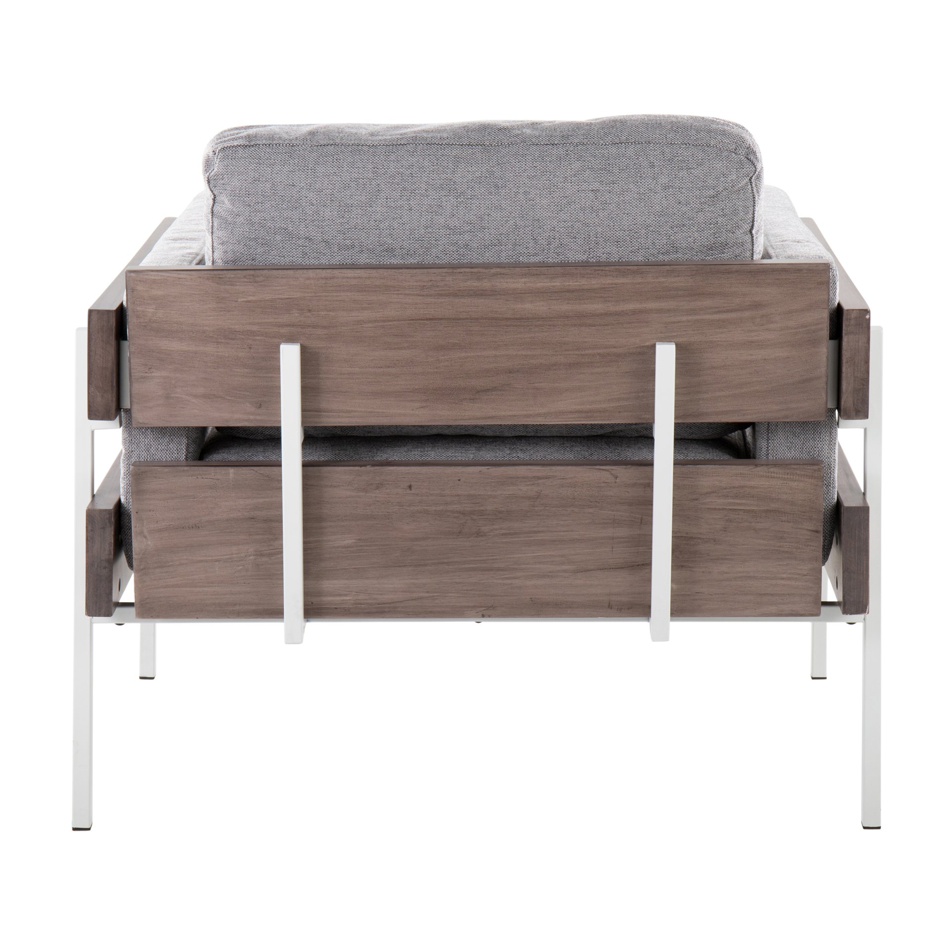 Kari - Farmhouse Chair - White / Gray / Light Gray - Image 4