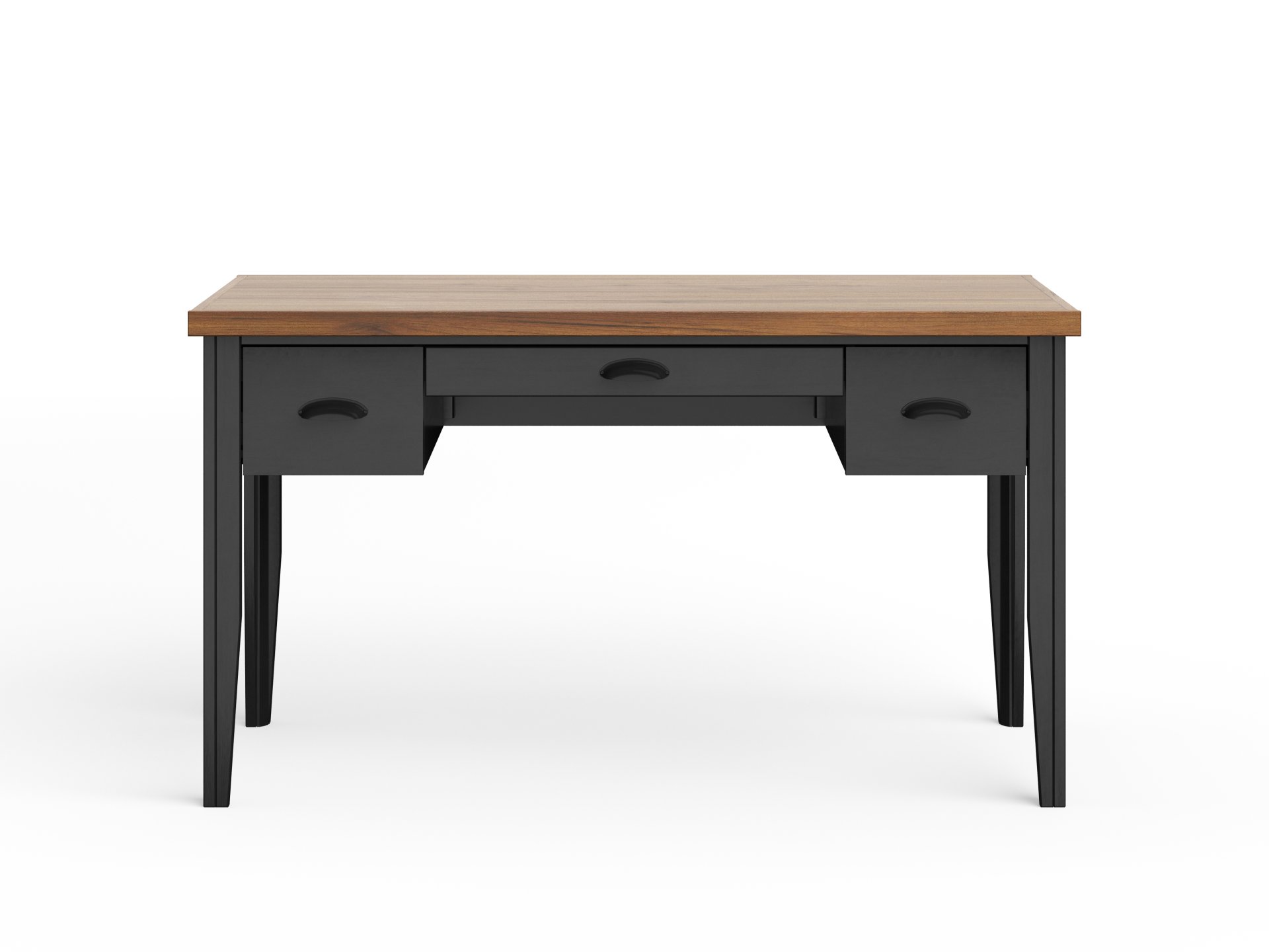 Essex - Writing Desk - Black, Whiskey - Image 6