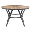 Modern Style Indoor Dining Round Table With Metal Legs - Light Birch - Image 6
