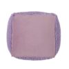 Spongy - Microfiber Square Pouf Lavender Soft Seating - Lavender - Image 5
