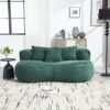 High Back Bean Bag Sofa Lounger For Adults And Kids, Indoor & Outdoor, Durable - Emerald - Image 8