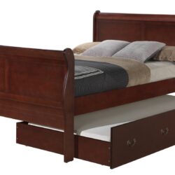 Full Trundle Bed For Comfort Elegant - Cherry