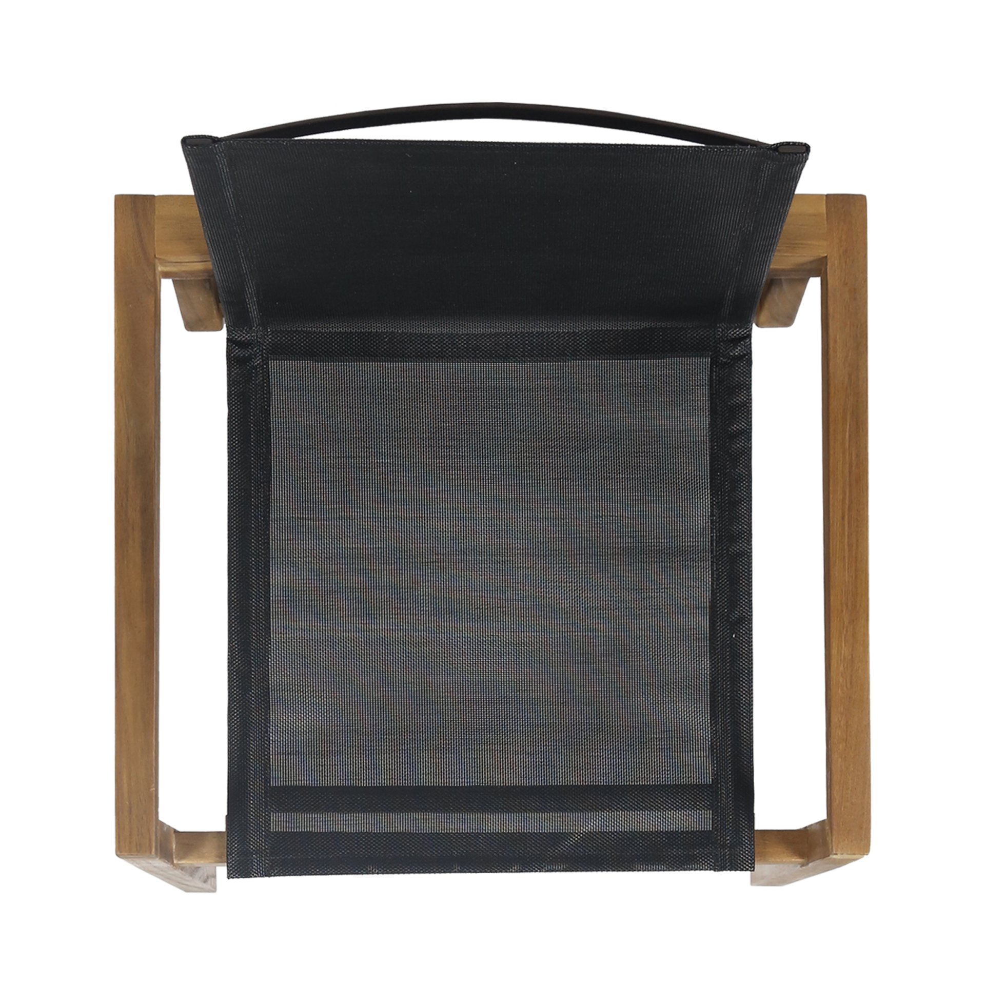 Dining Chair With Frame And Mesh Seating (Set of 2) - Teak - Image 10