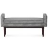Scott - Ottoman Bench - Pewter Gray - Image 5