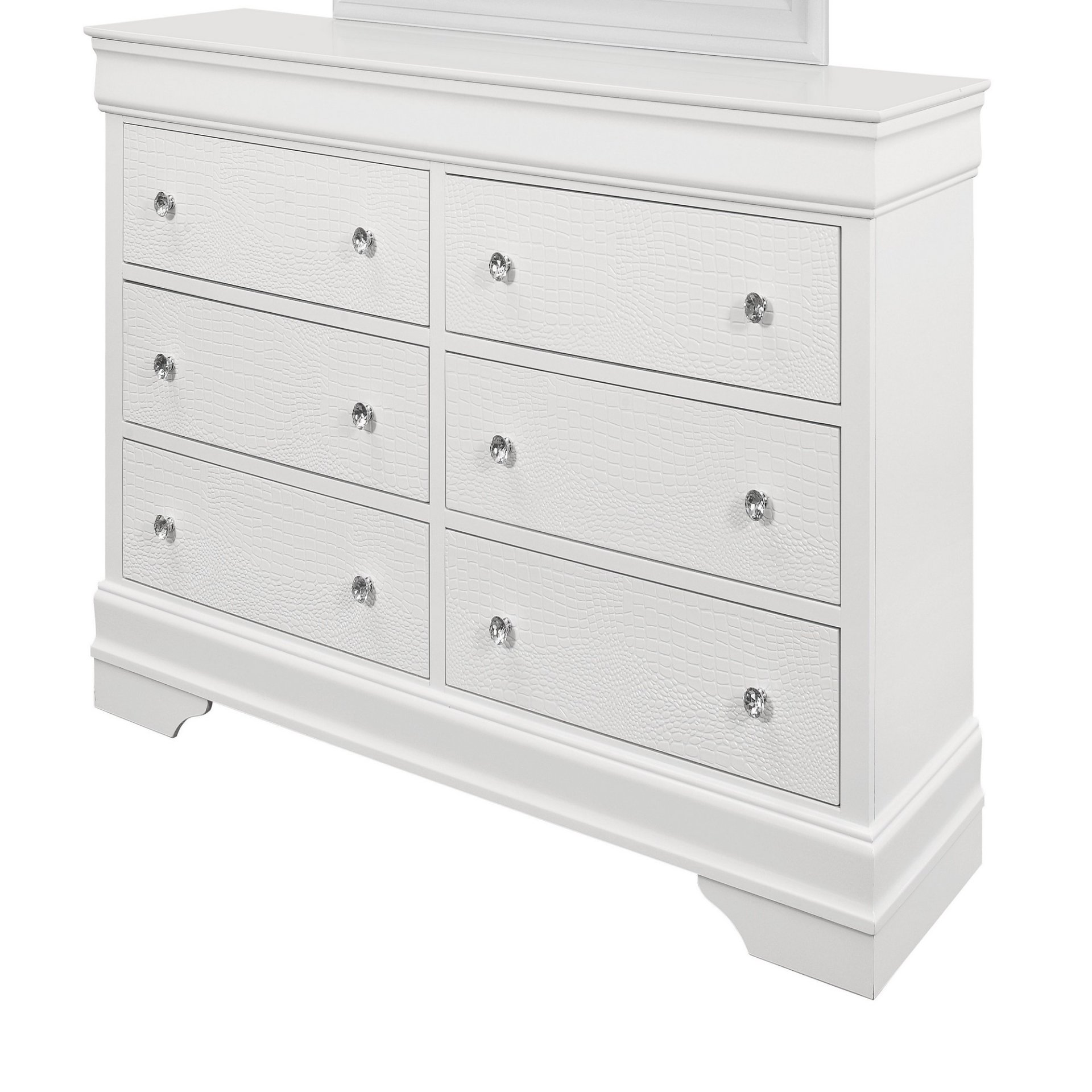 Shaker - Crocodile Metallic Dresser - White - Image 5
