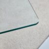 Contemporary Style Glass Top Coffee Table With White Base Suitable For Living Rooms And Lounge Areas - White - Image 7