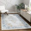Legacy - 2'7" X 7' Area Rug Polypropylene - Multi / White - Image 2