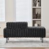 Mini Loveseat With Adjustable Backrest - Charcoal - Image 7