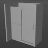 Semi-Frame Single Sliding Shower Door, 304 Stainless Steel, 5 / 16" (8Mm) Thick Sgcc Tempered Clear Glass - Brushed Nickel - Image 7