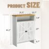 Modern Minimalist Shoe Cabinet With Sliding Door Design - White - Image 3