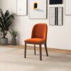Kaitlyn - Dining Chair (Set of 2) - Brown / Burnt Orange - Image 8