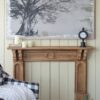 Large Arboreal Shelter Canvas Art Print, Traditional Style Floral Wall Art, Home Decor Accent Piece - Gray / White Matte - Image 4