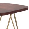 Patrice - Metal And Wood Accent Table - Dark Brown - Image 5