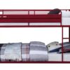 Cargo - Twin Twin Bunk Bed - Red - Image 2