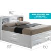 Marilla - King Storage Bed - White - Image 6