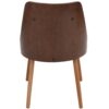 Gianna - Mid-Century Modern Dining / Chair - Walnut / White - Image 5