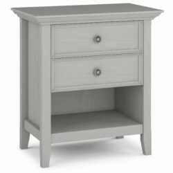 Amherst - Bedside Table - Fog Gray
