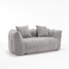 Soft Beanbag Chair With High Resilience Foam Core For Two People - Gray - Image 24