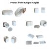 Marble Bathroom Accessories Set - Natural Stone - White / Natural - Image 7