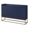 Modern Sideboard Elegant Buffet Cabinet With Large Storage Space For Dining Room, Entryway - Navy - Image 9