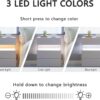 Led Nightstands 3 Drawer Dresser For Bedroom End Table With Acrylic Board LED Bedside Tables For Bedroom Living Room Bedside Furniture - White - Image 5