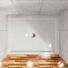 Shower Base Anti Slip Center Drain Single Threshold 32" X 48" - White - Image 4