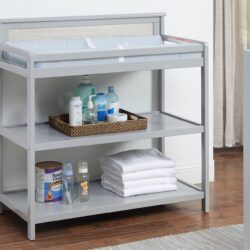 Connelly - Changing Table - Gray, Rockport Gray