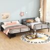 Full Long Over Queen Bunk Bed With 2 Drawers - Black - Image 20