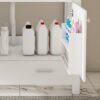 43" Bathroom Vanity, Multi Functional Cabinet - White - Image 14