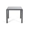 Contemporary Cape Coral Side Table With Frosted Glass Top - Gray - Image 8