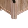 Panel Wooden Folding Room Divider - Natural - Image 2