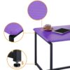 GT - 3 Piece Carbon Fiber Wrap Coffee Table And End Table (Set of 3) - Violet - Image 5