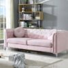 Elegant Contemporary Sofa - Pink - Image 4
