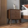 Caroline - Night Stand 2 Drawer - Dark Brown - Image 12