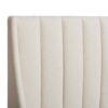 Aspen - King Vertical Tufted Headboard Platform Bed Set - Light Beige - Image 7