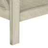 Accent End Table, 2 Tier, Storage Drawer, Transitional - White - Image 8