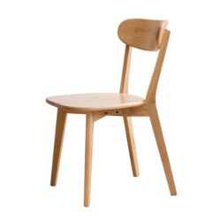Simple Dining Chair, Solid Chair Table For Living Room Chair - Natural
