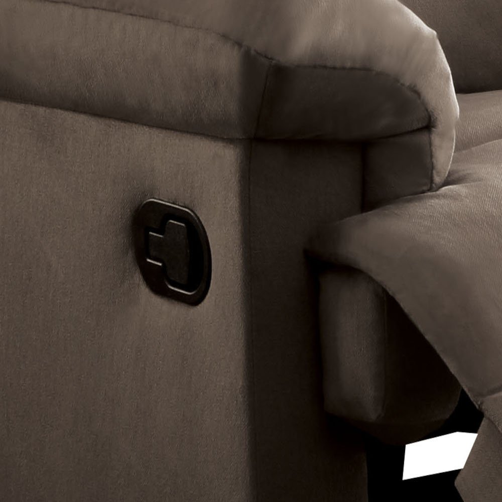 Arcadia - Woven Motion Recliner - Light Brown - Image 7