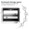 Modern Bathroom Vanity With Resin Sink & Soft Close Cabinet Doors, Durable - White - Image 6