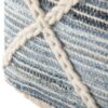 Cowan - Square Pouf - Blue / Natural - Image 4