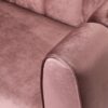 Miranda Velvet 3 Seater Sofa With Modern Glam Style And Blush Color - Blush - Image 10