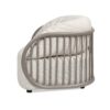 Harper - Barrel Upholstered Patio Deep Seating Armchair Axroma Olefin - Oat Beige - Image 5