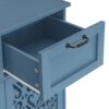 2 Door 2 Drawer Cabinet, American Furniture, Suitable For Bedroom, Living Room, Study - Blue - Image 27