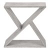 Accent Side Table, Contemporary - Gray Wash - Image 4