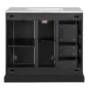 36" Bathroom Vanity With Sink, Soft Close Doors, Adjustable Shelf & 3 Drawers - Black - Image 18